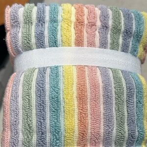 Colorful Cotton hand Towel Set Rachel Zoe cotton set/2